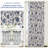 Kitchen Curtain Floral Tier Linen Short Pinstripe Cafe for Living Room Bathroom Julia Farmhouse Rustic Curtains Rod Pocket 2 Panels-1193661839-1193661832