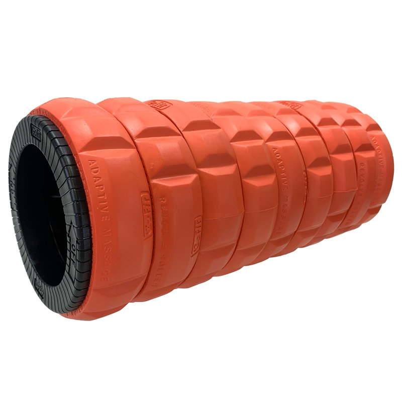 Gofit® Revolve Roller® avec anneaux de massage adaptatifs (profil bas 9)