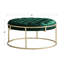 Repose-pieds rond en velours 38 po Simmerman-2007602341