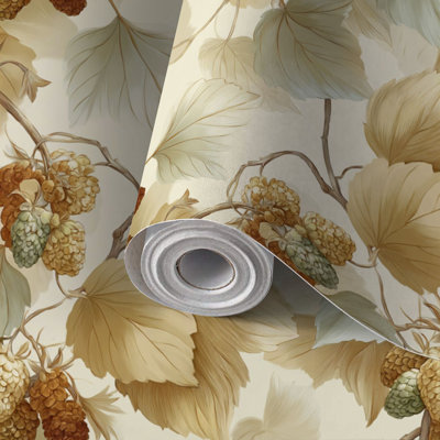 Papier auto-adhésif auto-adhésif et amovible à motif floral feuille de papier peint 17,7 po x 118 po (45 x 300 cm)