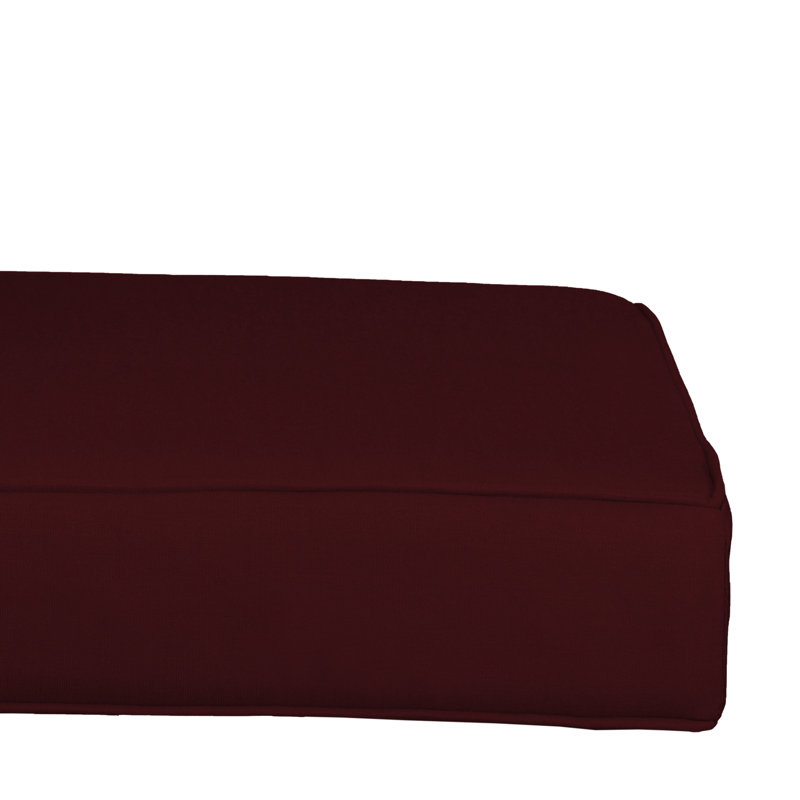 Ensemble de coussins d'extérieur Meridian, Polyester, Rouge vin