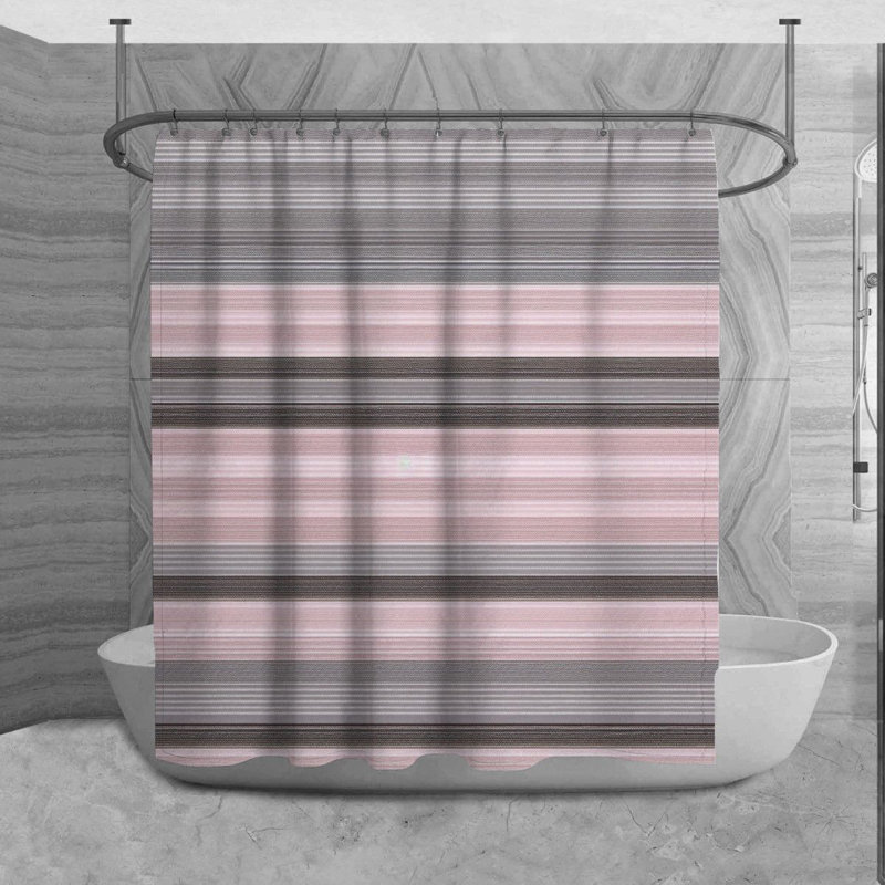 Rideau de douche Zebula, H 84 po x l 70 po