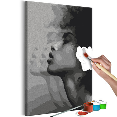 " Three Faces " Painting Print