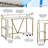 Techni Mobili Industrial Writing Desk (Not Including Office Chairs)-1772033427