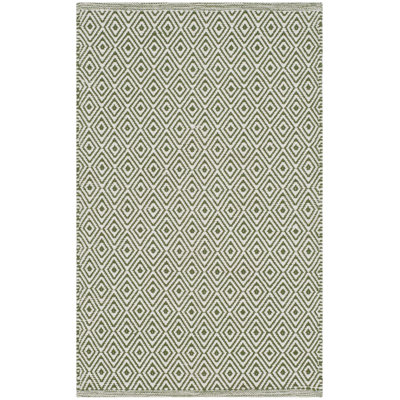 Akihiro Hand Woven Cotton Geometric Rug