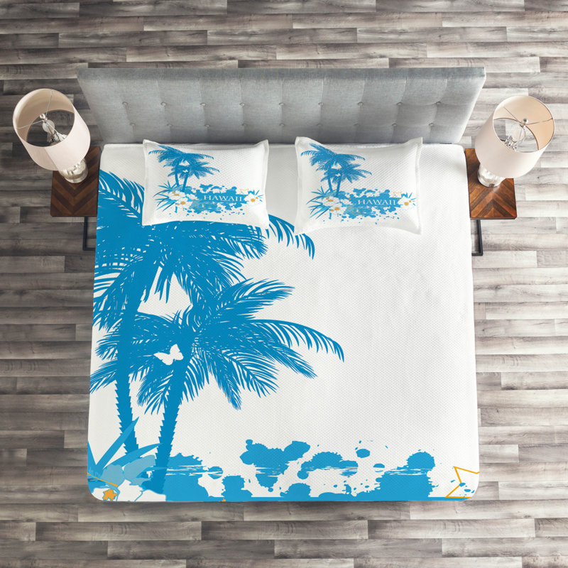 Bunny Coastal Polyester Coverlet