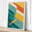 Diving Through Summer Modern - Wrapped Canvas-688350657-688350661