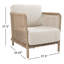 Brisbane Outdoor Accent Chair Natural