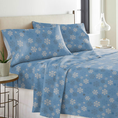 Flannel Damask Sheet Set