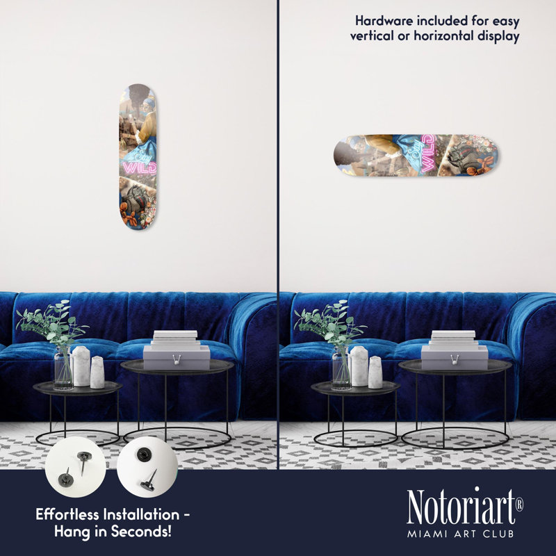 Art mural urbain d'inspiration urbaine par Notoriart, 8 x 32, Stay Wild, Sauvage
