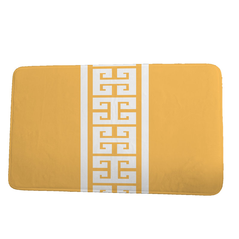 Tapis de bain Juliet, l 24 po x L 17 po, Jaune