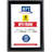 Black 8.5x11 Aluminium Opti Snap Poster Frame – 1″ Profile Wall-Mount Front-Loading Display Frame with Anti-Glare Cover for Posters, Documents & Certificates - 4 Pack 