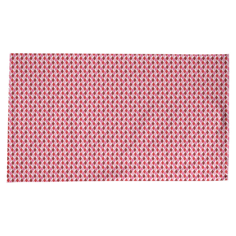 Festive Hol Tablecloth, 102" L x 58" W, Pink