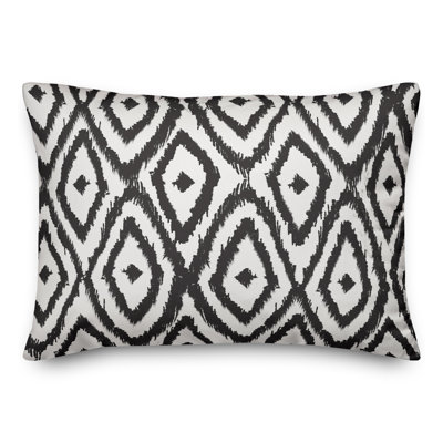 Coussin lombaire extérieur Ikat Diamonds