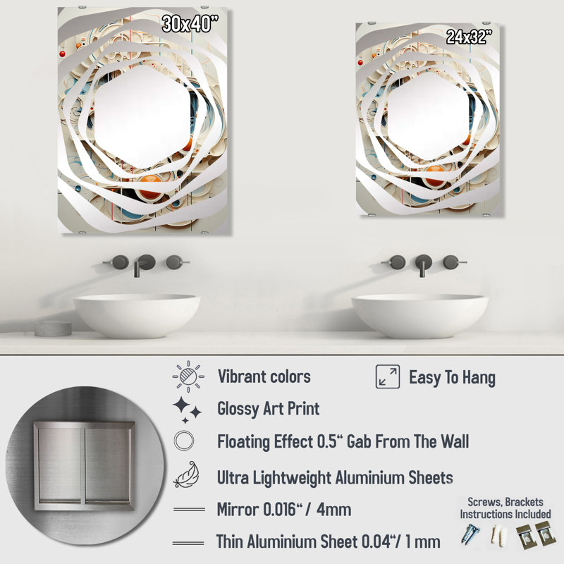 Miroir Ethelynn, 32 po x 24 po