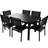 Steel Patio Dining - Modern Style For Balcony, Backyard, Patio, Seats 6 Outdoor Sitting , Stylish Accommodates-1770986529