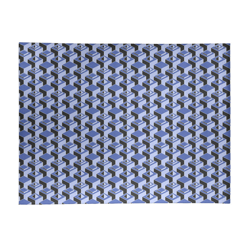Chenille Geometric Indoor Rug, Rectangle 9' x 12'
