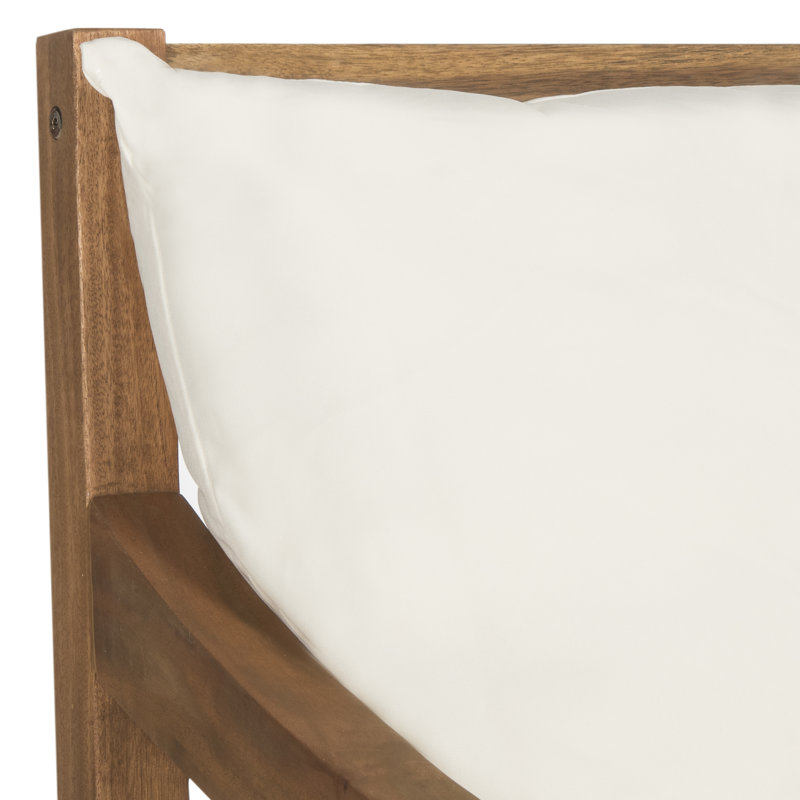 Hallei 35.4" Long Double Chaise with Cushions, Natural