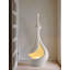 Lampe sur pied en polystyrène haute densité de style Wabi-sabi