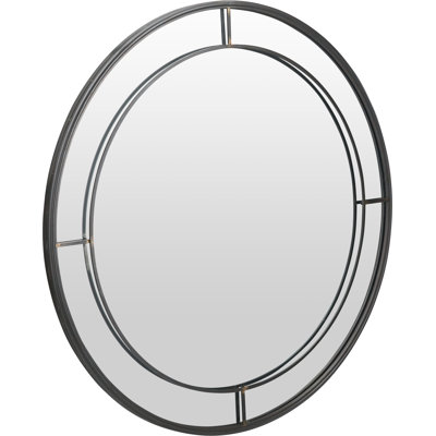 Iron Round Wall Mirror