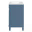 Meuble-lavabo avec lavabo, 2 tiroirs, poignÃ©es en mÃ©tal et tablette rÃ©glable-460983355
