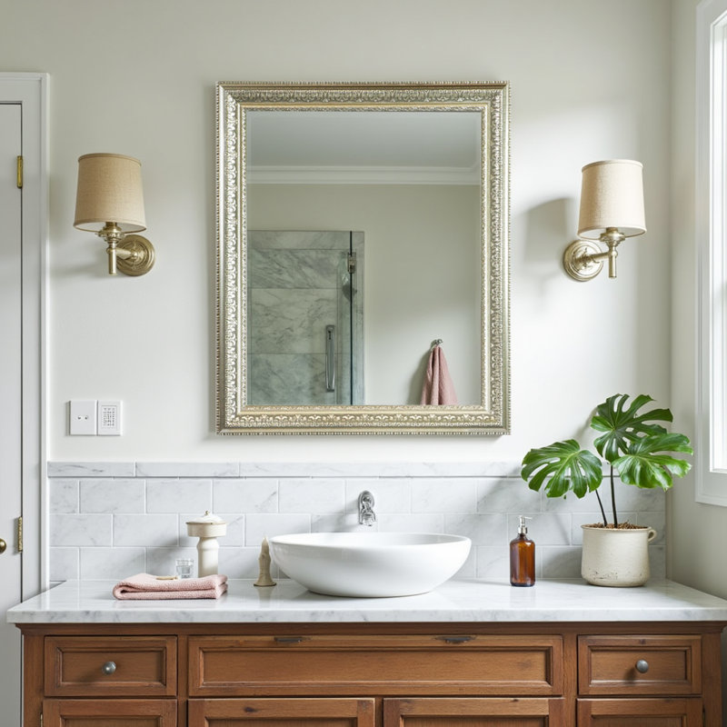 Camilo Flat Wall Mirror