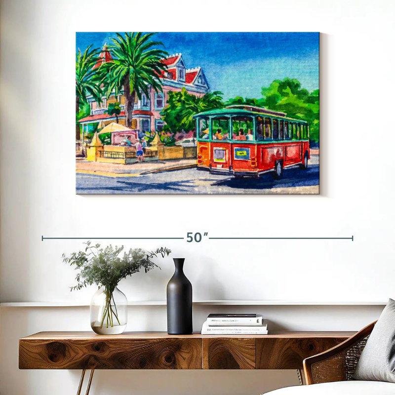 Mehar Key West Street Bus, 26" H x 39" W