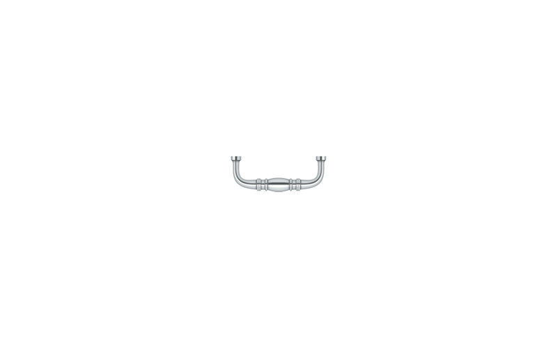 Colonial 1 Center to Center Bar Pull, Polished Chrome