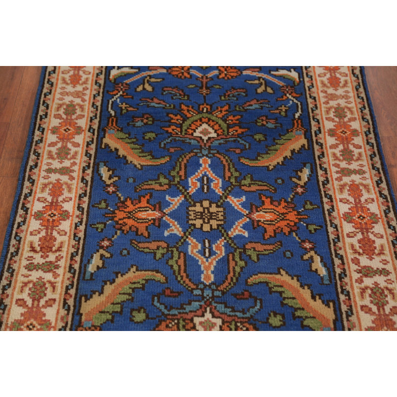 Tapis bleu Oushak 3 x 5