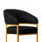 26" Counter Height Bar Stool,Black Velvet Gold Metal Base-1655200442-1648840612