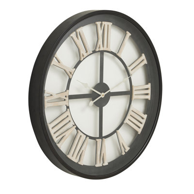 Alrita Solid Wood Wall Clock