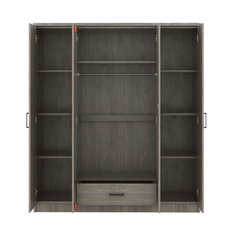Armoire 4 portes avec 1 tiroir