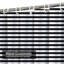 Rideau de douche sans couture horizontal noir et blanc avec 12 crochets-1864080399