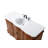 54 inch Single Bathroom Vanity in Teak-311638386