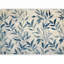 Papier peint floral - Feuilles en bleu-535418005