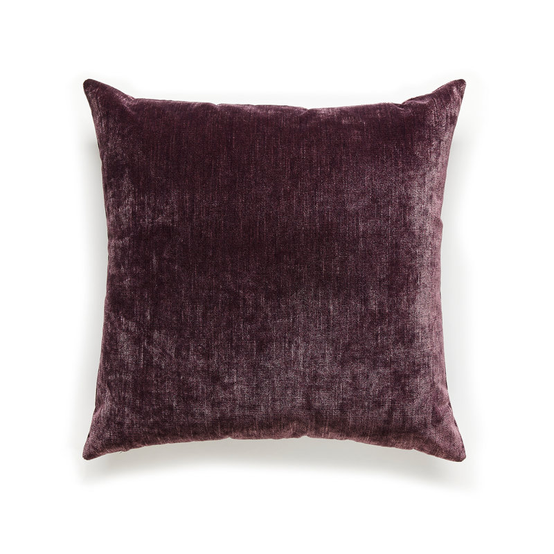 Supreme Reversible Throw Pillow, Plum Perfect, 20"H x 20"W