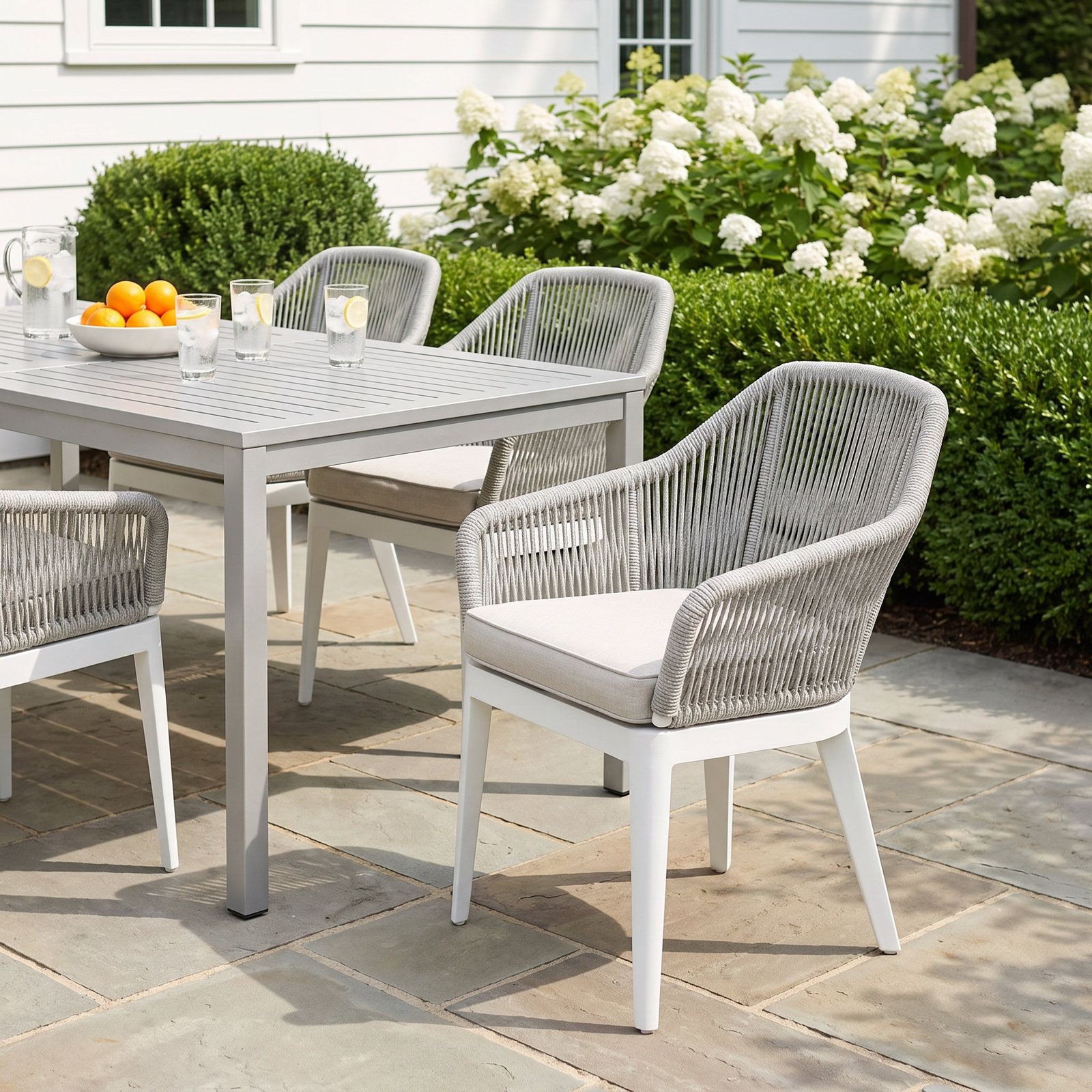 Renfri Sunbrella® Patio Armchair, Echo Ash Sunbrella®