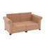 Brockington Weather-Resistant Wicker Patio Loveseat with Cushions