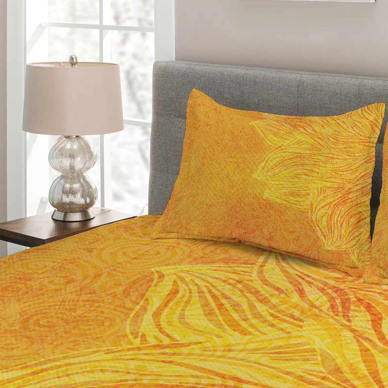 Puppy Eclectic Polyester Coverlet, King Bedspread + 2 Shams