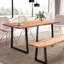 McGill Acacia Solid Wood Dining Table-1289915903-1289915898