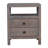 Acid Wash 2 Drawer Open Bedside