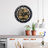 Desk wooden Clock Round 10 inches with Real Moving Gears (Transformable into a Wall Clock - detachable base) Canada Collection-1049897951