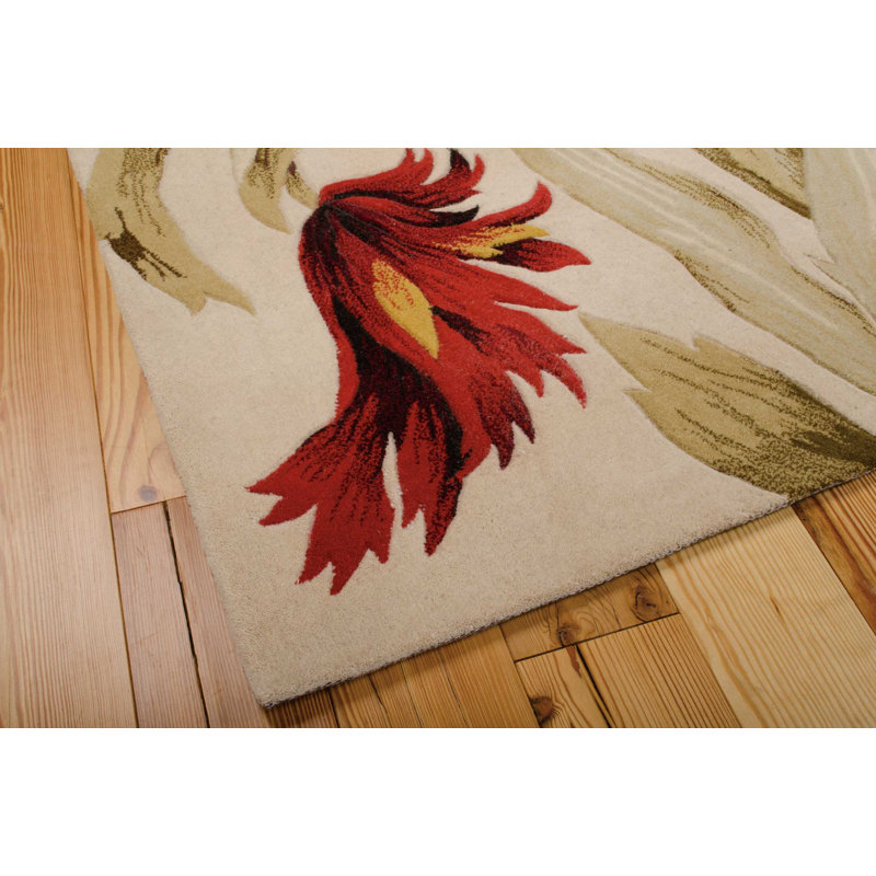 Tapis blanc Fynn, Rectangle 7 pi 6 po x 9 pi 6 po