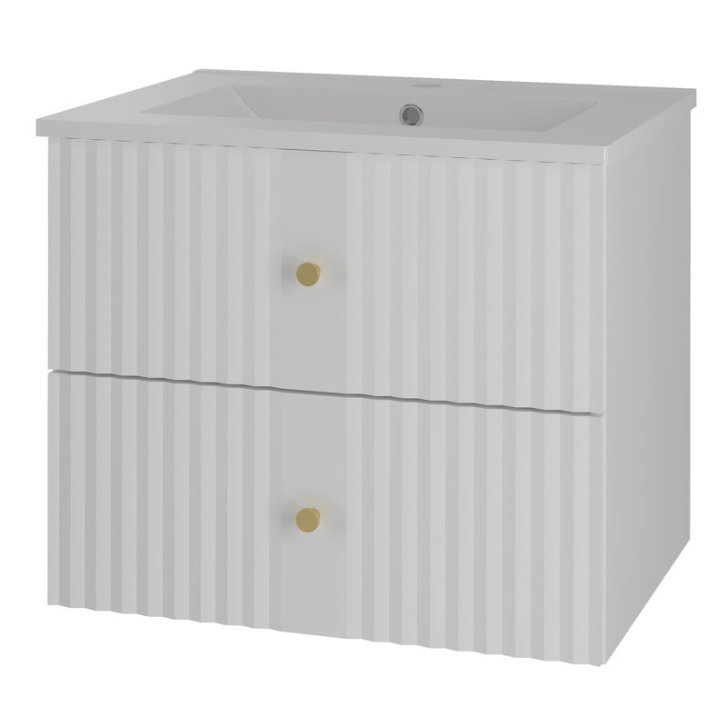 Arashel 61mm Bathroom Vanity with Basin, Grey