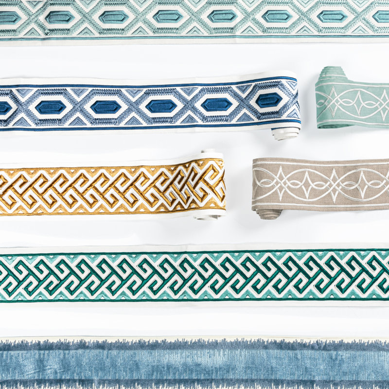 Treillis Passementerie II Bromo Trim, Blue