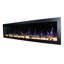 Foyer électrique mural Gloria II avec commande intelligente (argent)-1146067219