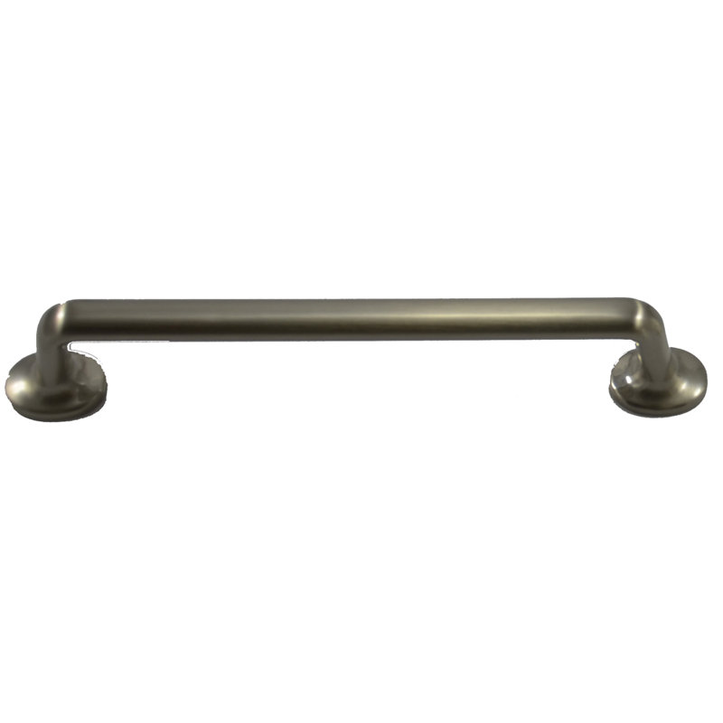 Poignée barre 6 1/2 po Center to Center, Nickel satiné, 6 1/2"