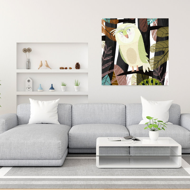 Art contemporain, paysage contemporain, H 36 po x l 36 po