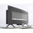 48" Curved Front Wall Mounted Electric Fireplace With Remote And Multi Color Flame & Emberbed