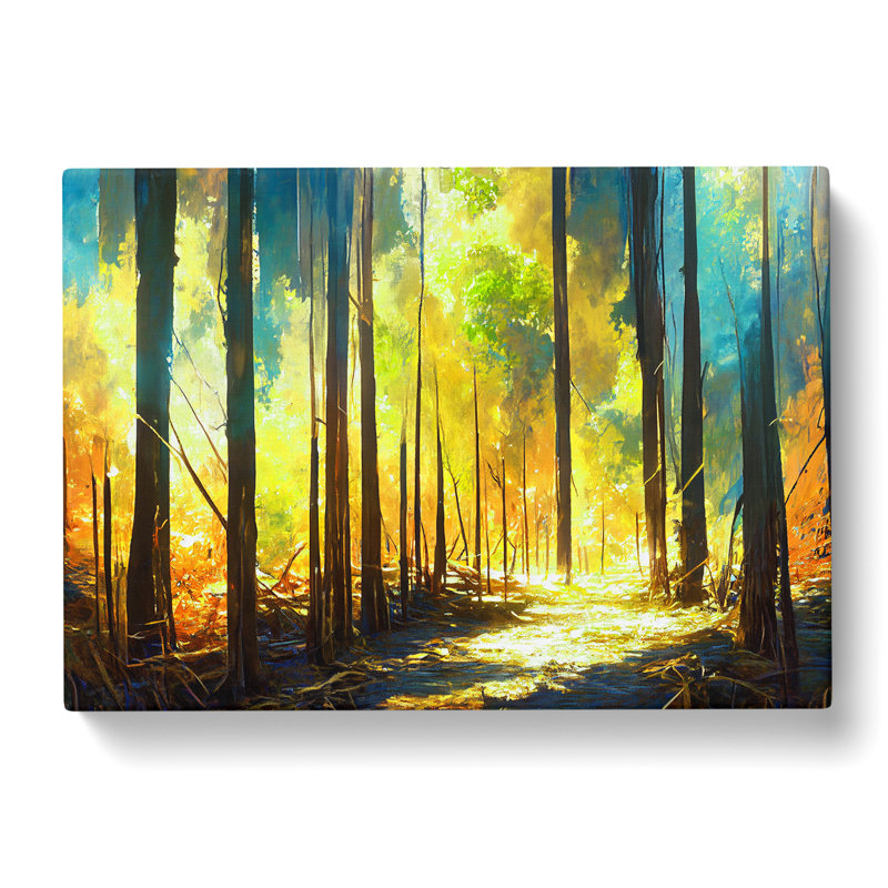 Golden Forest Vol.1 - Wrapped Canvas, 35cm H x 50cm W x 3cm D